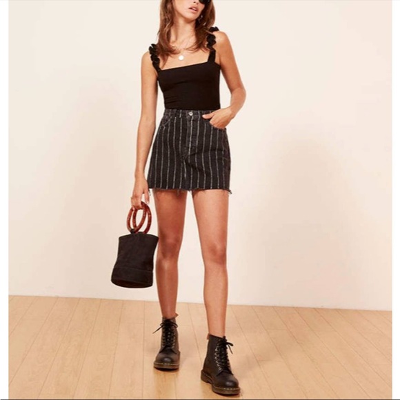 Reformation Jean Skirt - Picture 4 of 9